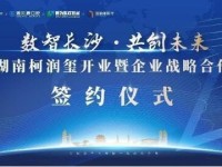 雅惠集团数智长沙·共创未来——湖南柯润玺开业暨企业战略合作签约仪式圆满举行